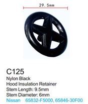 Клипса для крепления внутренней обшивки а/м Ниссан пластиковая, 100 шт Forsage C0125(Nissan)