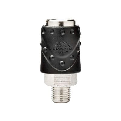 Быстроразъем, "мама"-наруж. резьба 1/4" ANI AH020801S