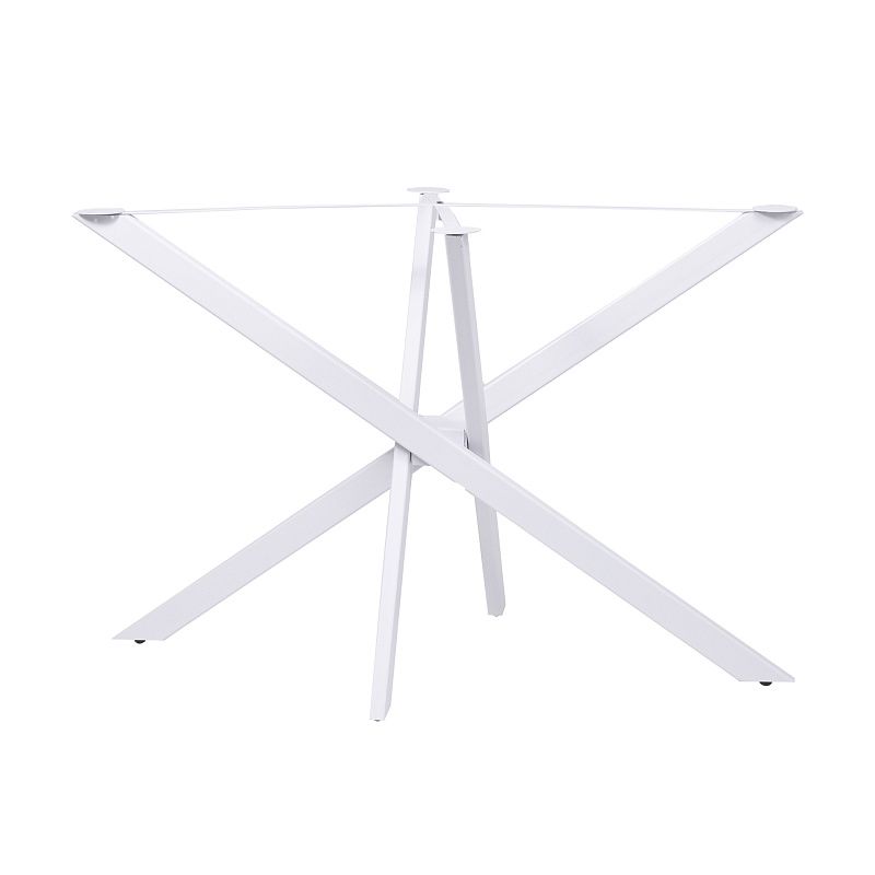 Подстолье WARG h716 под прямоугольную столешницу, белый муар AKS 123765