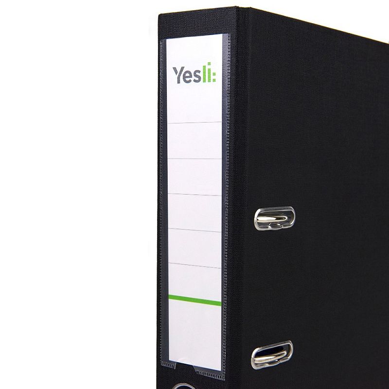 Папка-регистратор "Yesli:", А4, 50 мм, ПВХ Эко, черный