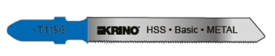 Полотно по металлу для лобзика T118G HSS 76x0,8, 3 шт. Krino 23620100