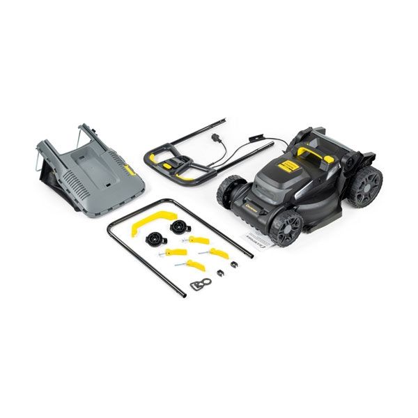 Газонокосилка электрическая, 1,8 кВт, травосб.40 л, ширина 400 мм 25-75 мм CHAMPION EM4018