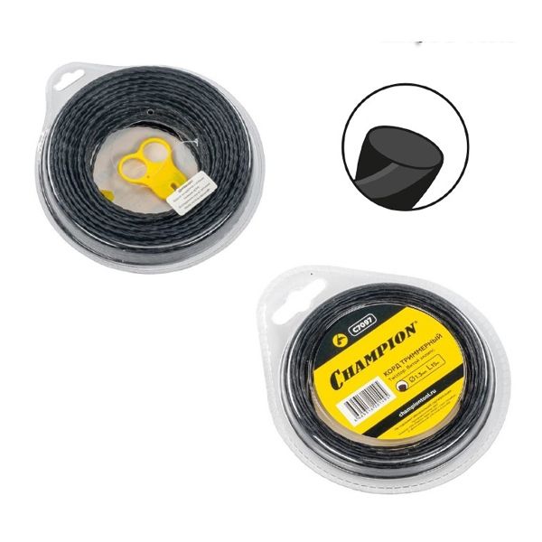 Корд трим. Ellipse Twist 2,4 мм*12 м(витой эллипс) CHAMPION C7100
