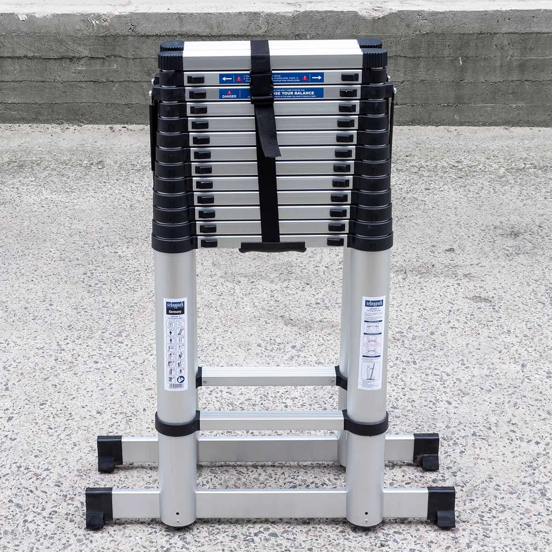 Стремянка телескопическая алюм. бытовая 5.4м 14+14 ступ. Scheppach Sch-UP540-2