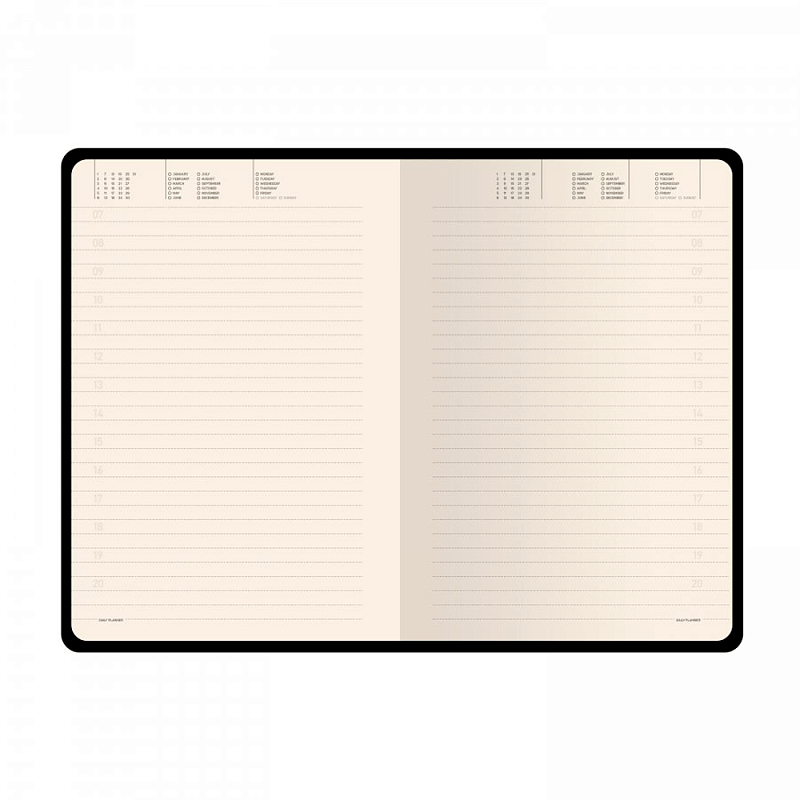 Ежедневник недатированный "Megapolis Soft", А5, 272 страницы, черный