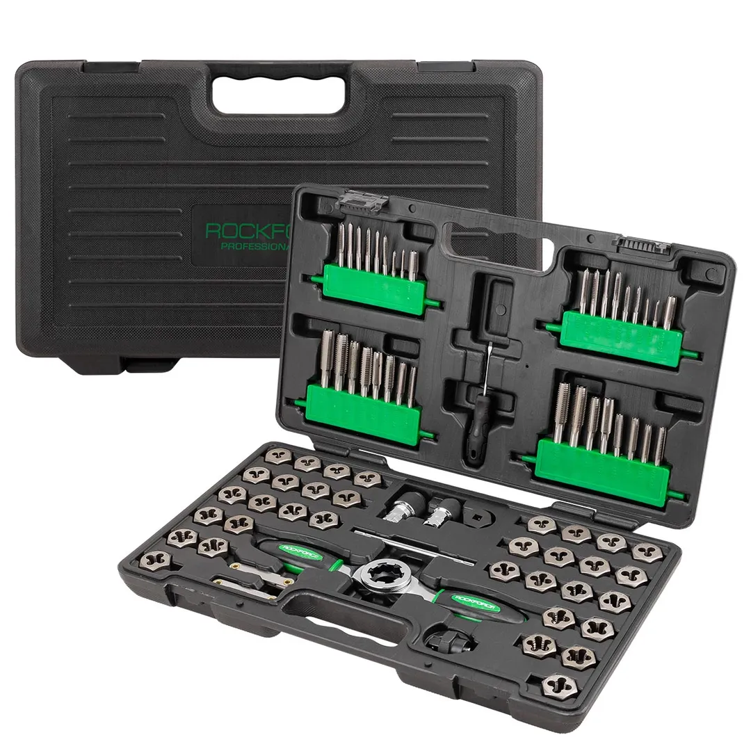 Набор метчиков и плашек 76 пр RockForce RF-M076-3