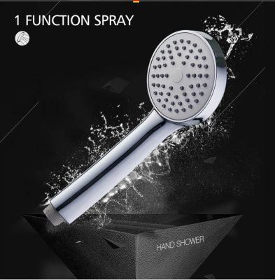 Душевая лейка 1 режим, "ручной душ", пластик, хром Ledeme L11