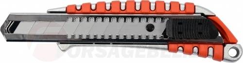 Нож с выдвижным лезвием 18 мм. SK5, Zn TPR Yato YT-75122