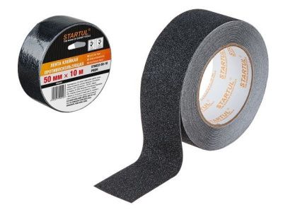 Лента противоскользящая клейкая 50ммх10м черная STARTUL PROFI ST9022-50-10