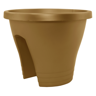 Вазон "Женева" с креплением перила, бронзовый Алеана 114019Бр