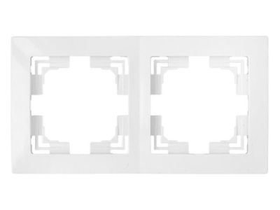 Рамка 2-местная белая, Уют, Bylectrica ЮЛИГ.735212.280