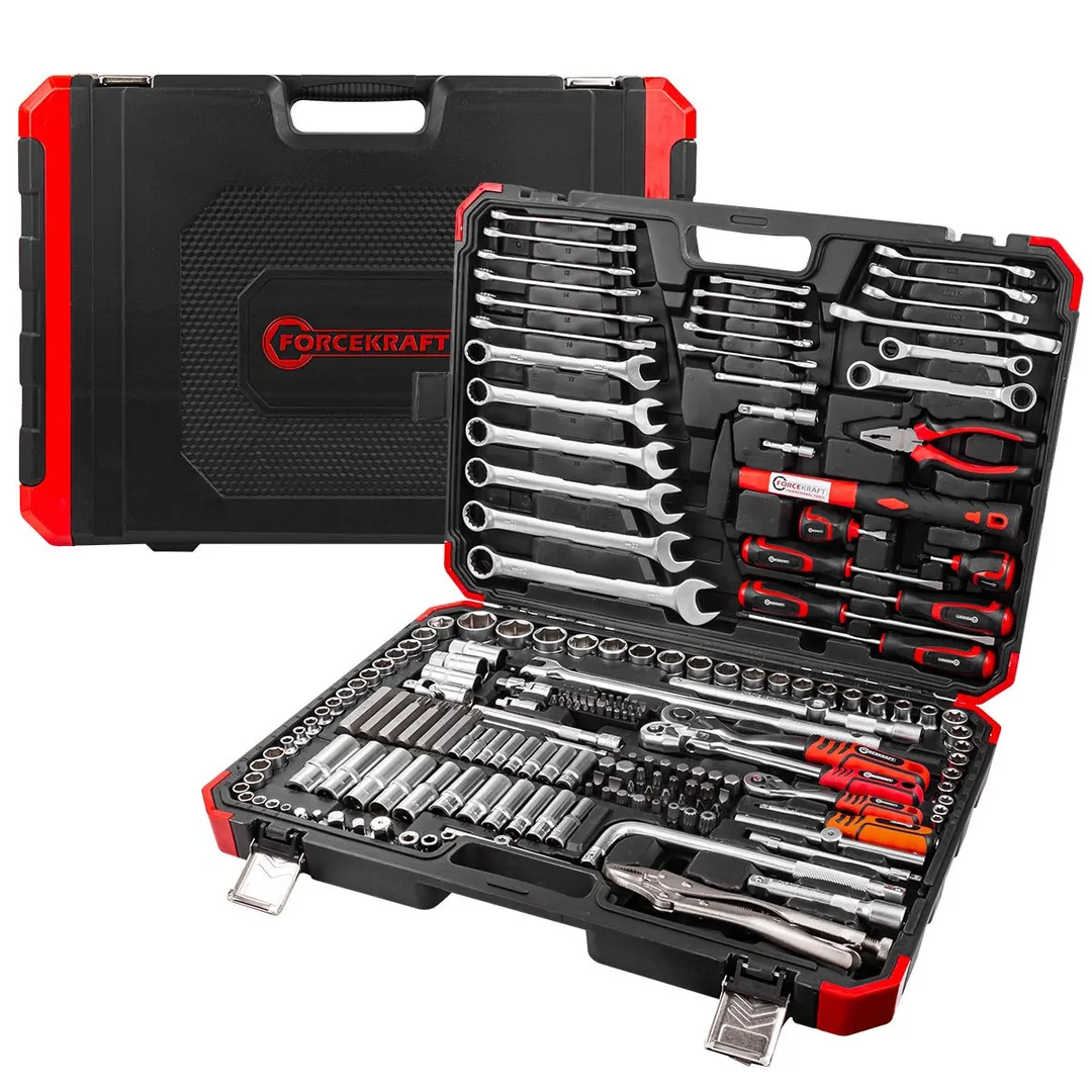 Набор инструментов 1/4''&3/8''&1/2'' 6-гр 202 пр. ForceKraft FK-42022-5