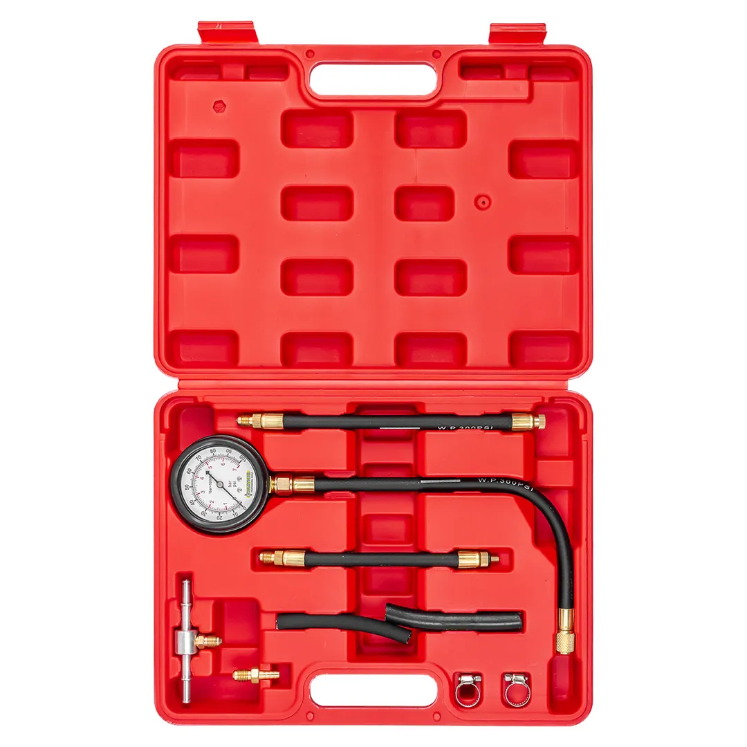 Манометр для измерения давления топлива в комплекте с переходниками 9 пр. Partner PA-946G08