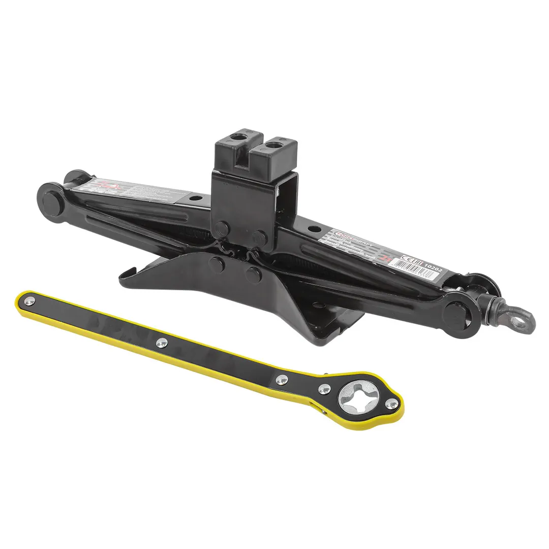 Домкрат механический "ромб" 2 т. ForceKraft FK-10202