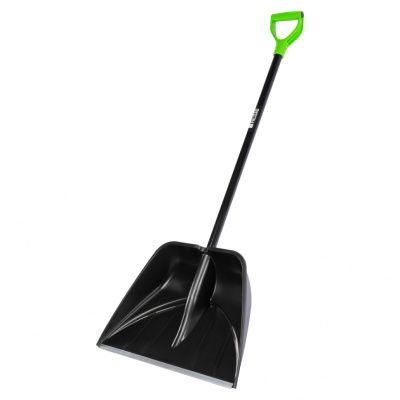 Лопата для уборки снега пластиковая PROFI, 550х415х1405 мм, алюминиевый черенок, Россия Palisad 61607