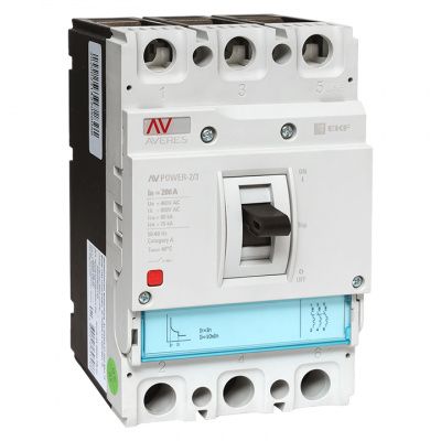 Автоматический выключатель AV POWER-2/3 200А 80kA TR EKF AVERES mccb-23-200H-TR-av