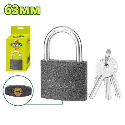Замок навесной 63мм DYLLU DTPD5560