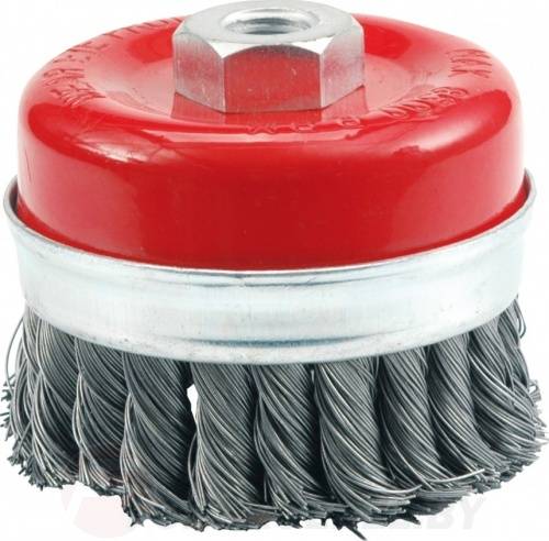 Щётка-крацовка чашка крученная с кольцом 65 мм М14 Vorel 06974