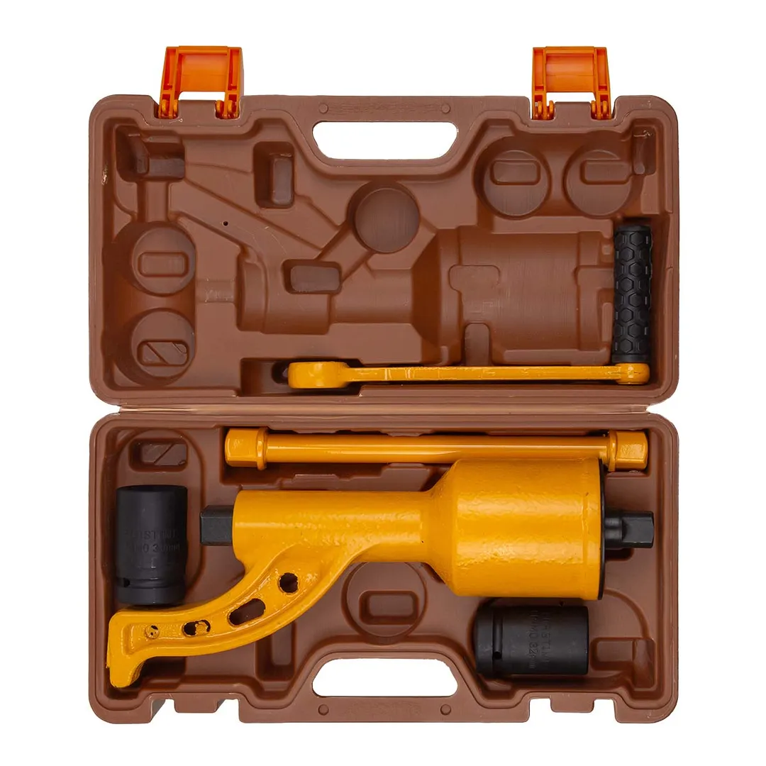 Гайковерт ручной с редуктором 1", головки 32, 33 мм, L330 мм, передаточное число 1:78, 7500 Н/м FORSTIME FT-34114102 HS