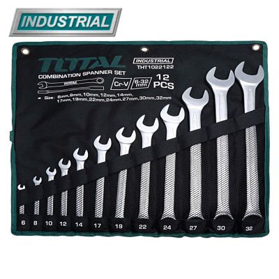 Набор ключей комбинированных 12 пр 6-32 мм TOTAL THT1022122, 12 шт,