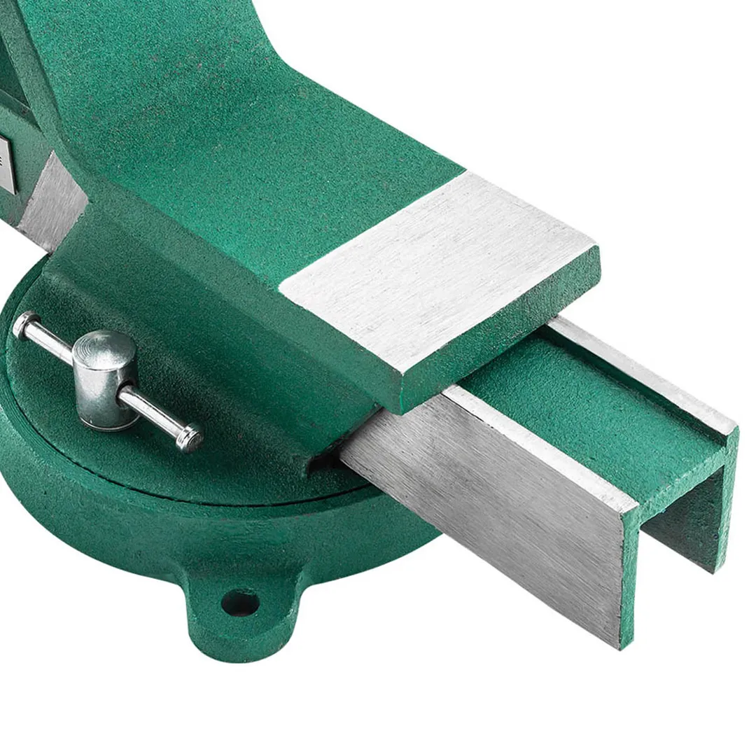 Тиски стальные поворотные с наковальней 6''-150 мм RockForce RF-6540806