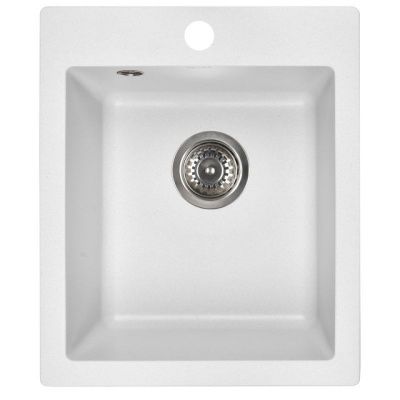 Мойка кухонная из мраморной крошки, white, Wisent W420-28