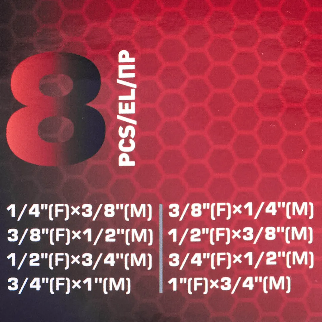 Набор ударных адаптеров 8 пр YATAFORCE YF-4089MPB