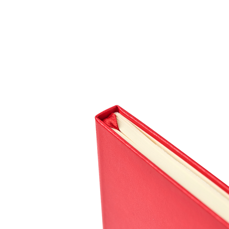 Блокнот "1818-16", А5, 96 листов, на резинке, красный