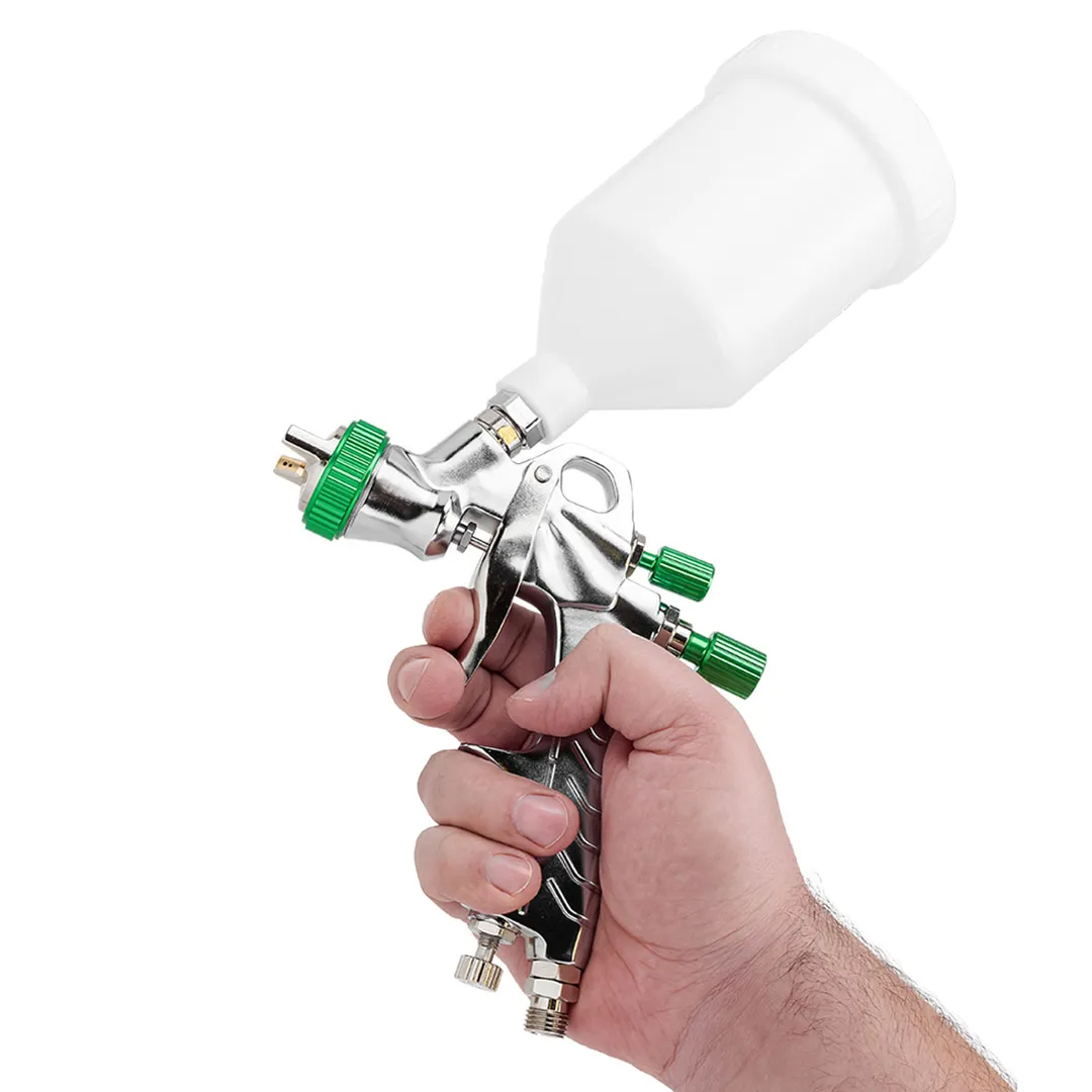 Краскораспылитель пневматический с верхним пластиковым бачком 600мл RockForce RF-SG-1047