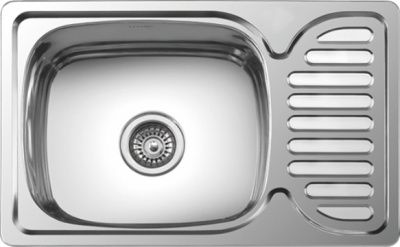 Кухонная мойка из нержавеющей стали, глянцевая Ledeme L96642
