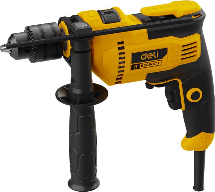 Дрель Deli YS EDL-CZ13-E5 Ударная 650 Вт, 3000 об/мин, 1 скорость