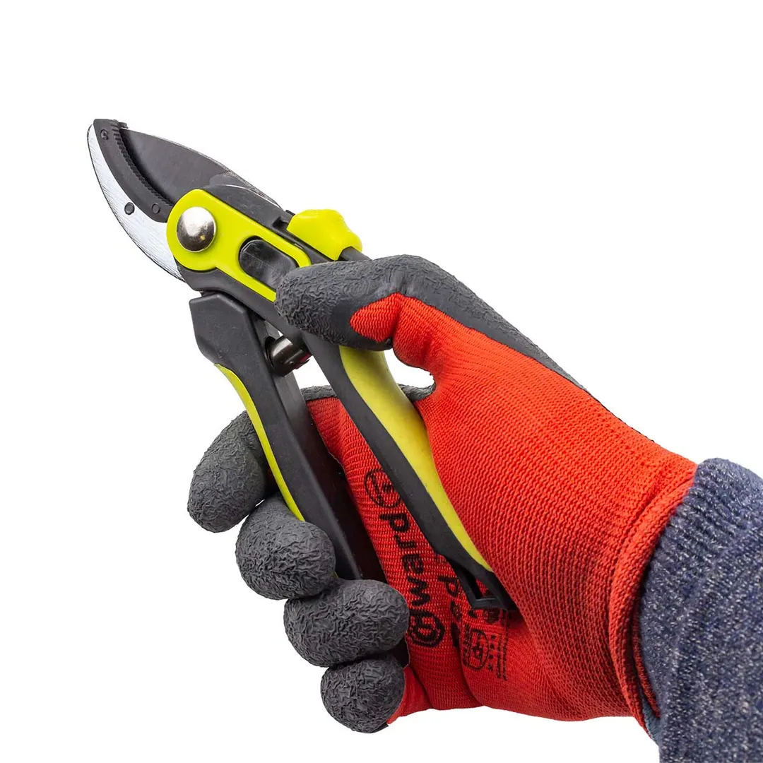 Секатор садовый в пластиковом корпусе с верхней фиксацией для сухих веток, L-215 мм, WMC TOOLS WMC-HW19120401-2