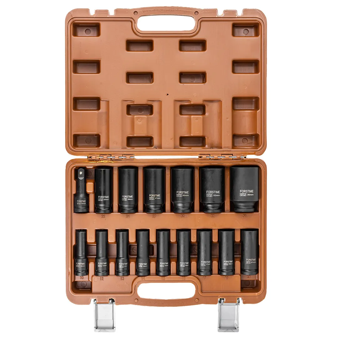 Набор головок ударных 16 пр.1/2'' 6-гр. 10-36 мм FORSTIME FT-4177-5MPB