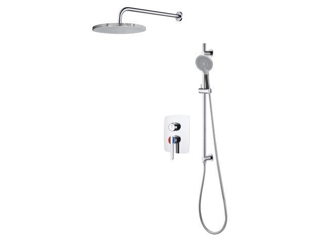 Душевая система Lt D35, серия Lotus хром, встраиваемый, излива нет A-five A5-0556