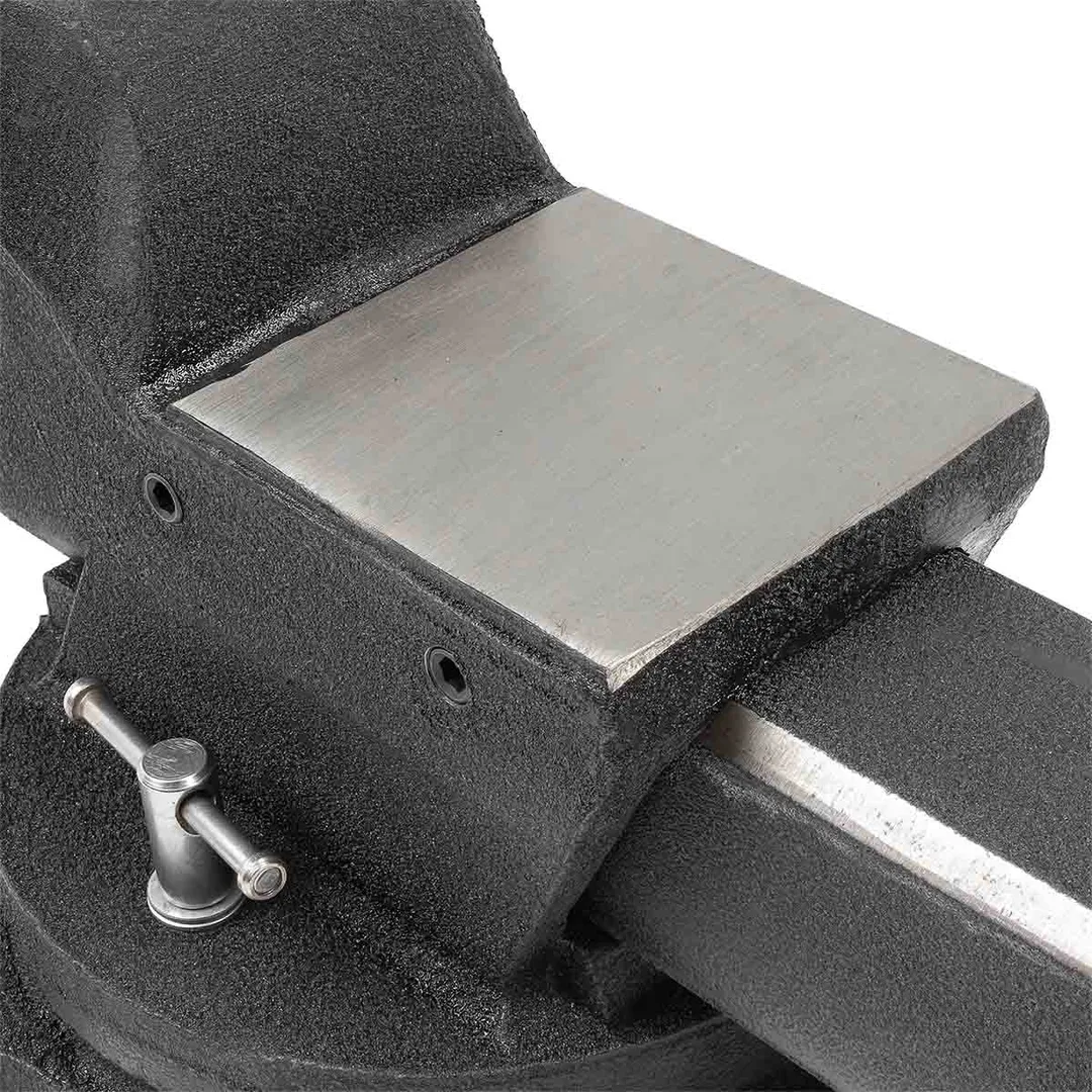 Тиски стальные поворотные с наковальней и съемными губками+захват для труб+захват для труб 175 мм RockForce RF-6540607