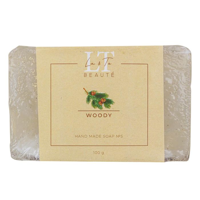 Мыло ручной работы с эфирными маслами ДРЕВЕСНОЕ, 100 гр La and Te beaute Мыло ДРЕВЕСНОЕ