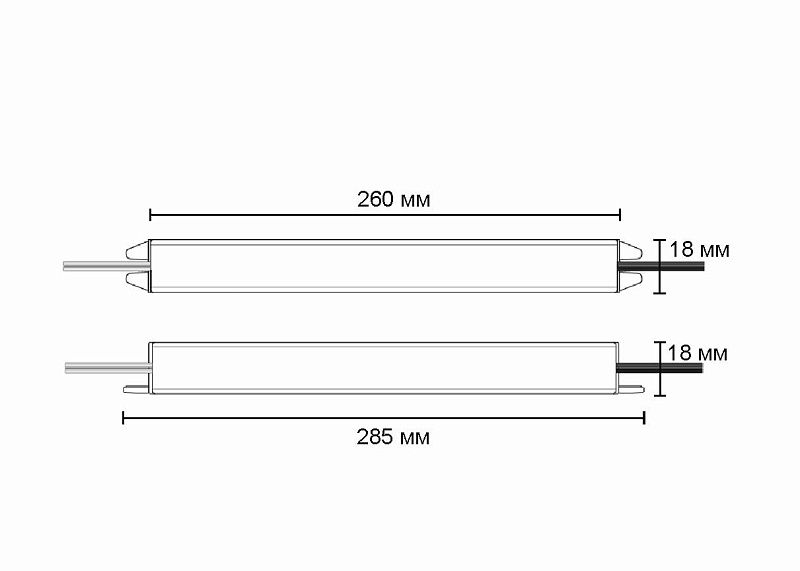 Блок питания Indoor 36W/24V, серия 2, тонкий, AKS 123167
