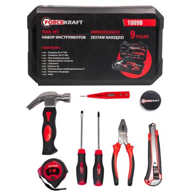 Набор инструментов 9 пр. ForceKraft FK-1009B