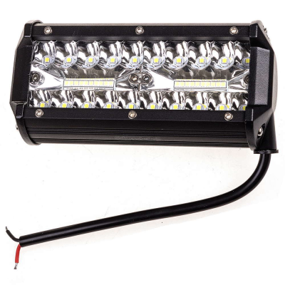 Фара светодиодная OFF ROAD 160*75*60 мм прямоугольная 12V/24V 120W 6000К 40 диодов Ближний све SKYWAY S07201063