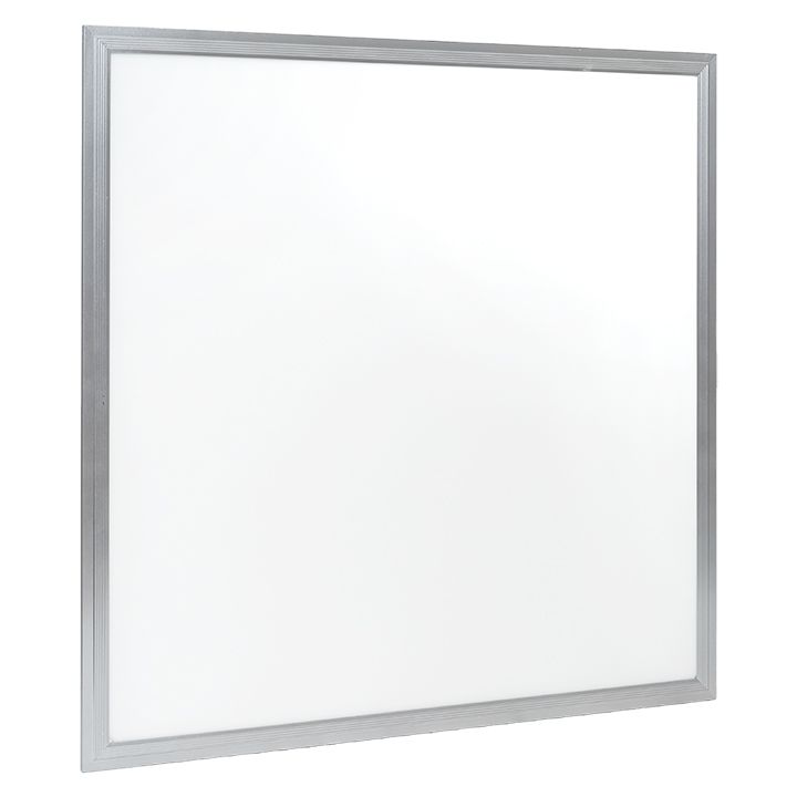 Панель светодиодная тонкая (ДВО) ЛУО-4007-L 36Вт 4000К IP40 серебро без драйвера 595х595 EKF Basic LPS-4007-L-36-4000