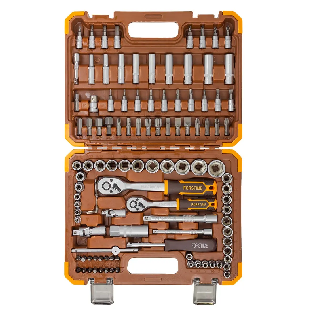 Набор инструментов 108 пр. 1/4''&3/8'' 6-гр. FORSTIME FT-41082-5DS
