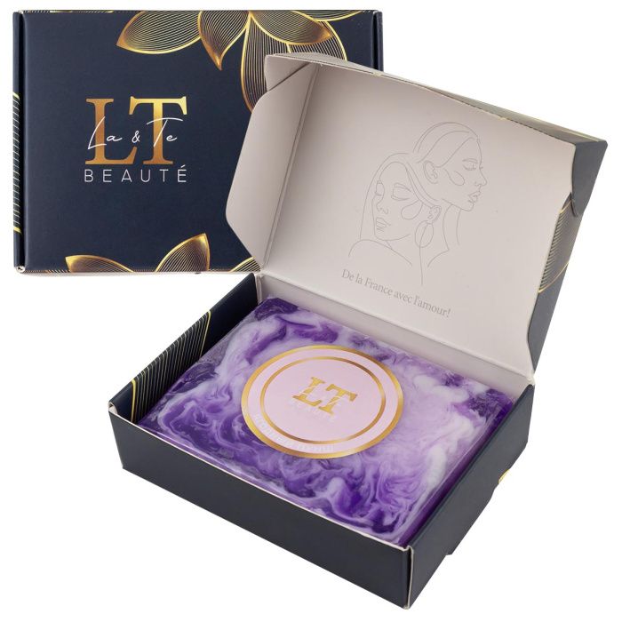 Мыло твердое ручной работы с добавлением эфирных масел ''Ягодный пунш'' La and Te beaute LT-6143(+ уп)