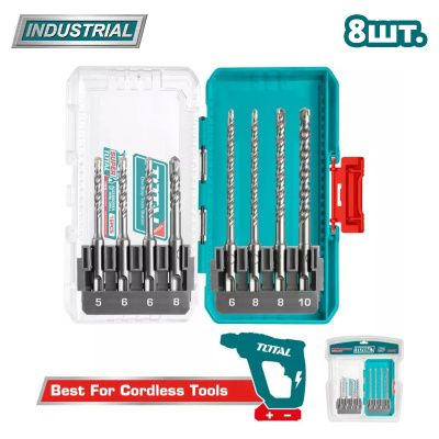 Набор буров SDS-plus TOTAL TACSDL11806 (8 шт)