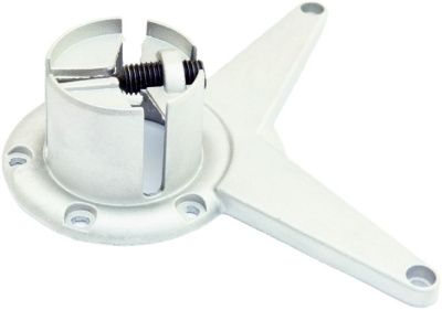 Крепление усы на трубу d60, никель AKS 14114