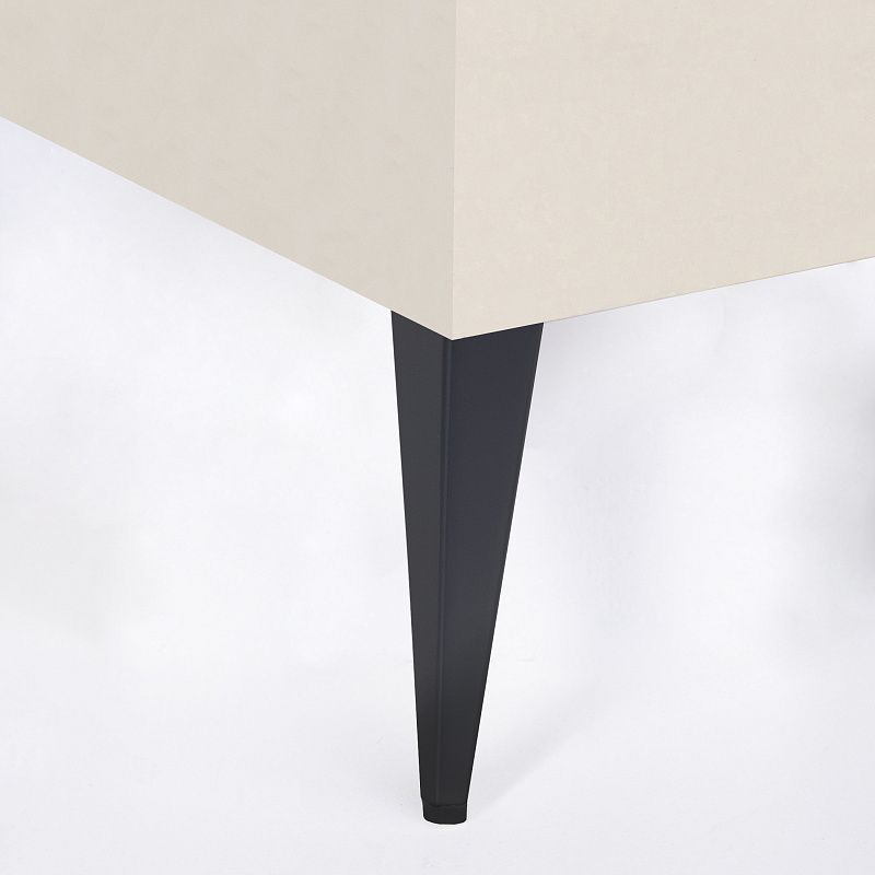 Опора мебельная мет. STATE h140 черный матовый AKS 112999