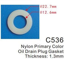 Клипса для крепления внутренней обшивки а/м универсальная пластиковая, 100 шт Forsage C0536(universal)