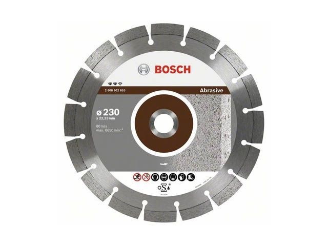 Алмазный круг 115х22 мм по абразив. матер. сегмент. ABRASIVE Bosch 2608600242