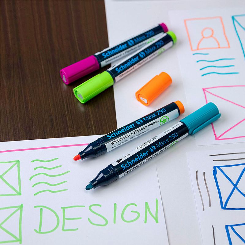 Маркер для доски "Schneider Maxx 290", черный