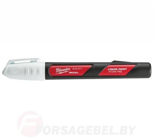 Маркер на основе жидкой краски INKZALL белый Milwaukee 48223711