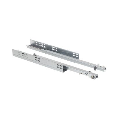 Направляющая скрытого монтажа L-550 с доводчиком ДСП до19mm насадной монтаж 3/4 с фиксаторами AKS 118577